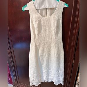 Rebecca Taylor White Lace Dress
